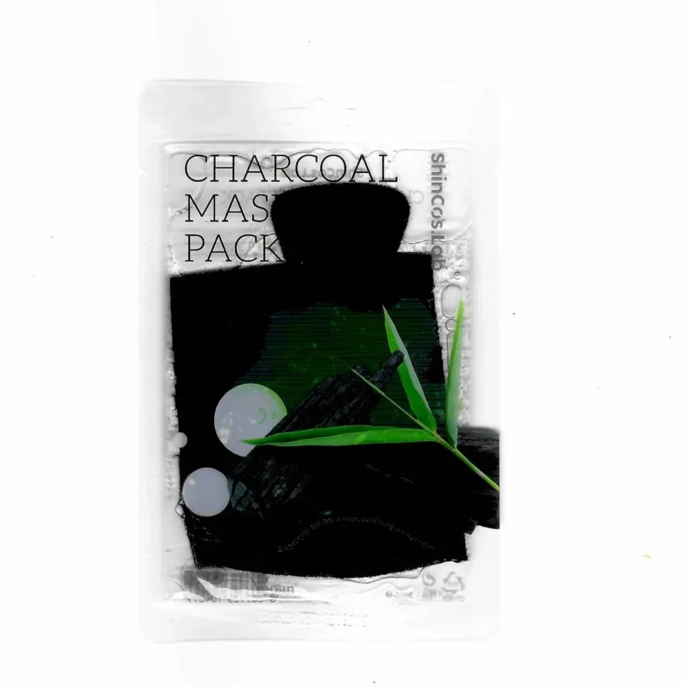 ShinCos.Lab Cellulose Mask Pack Charcoal Тканевая маска для лица с древесным углем 