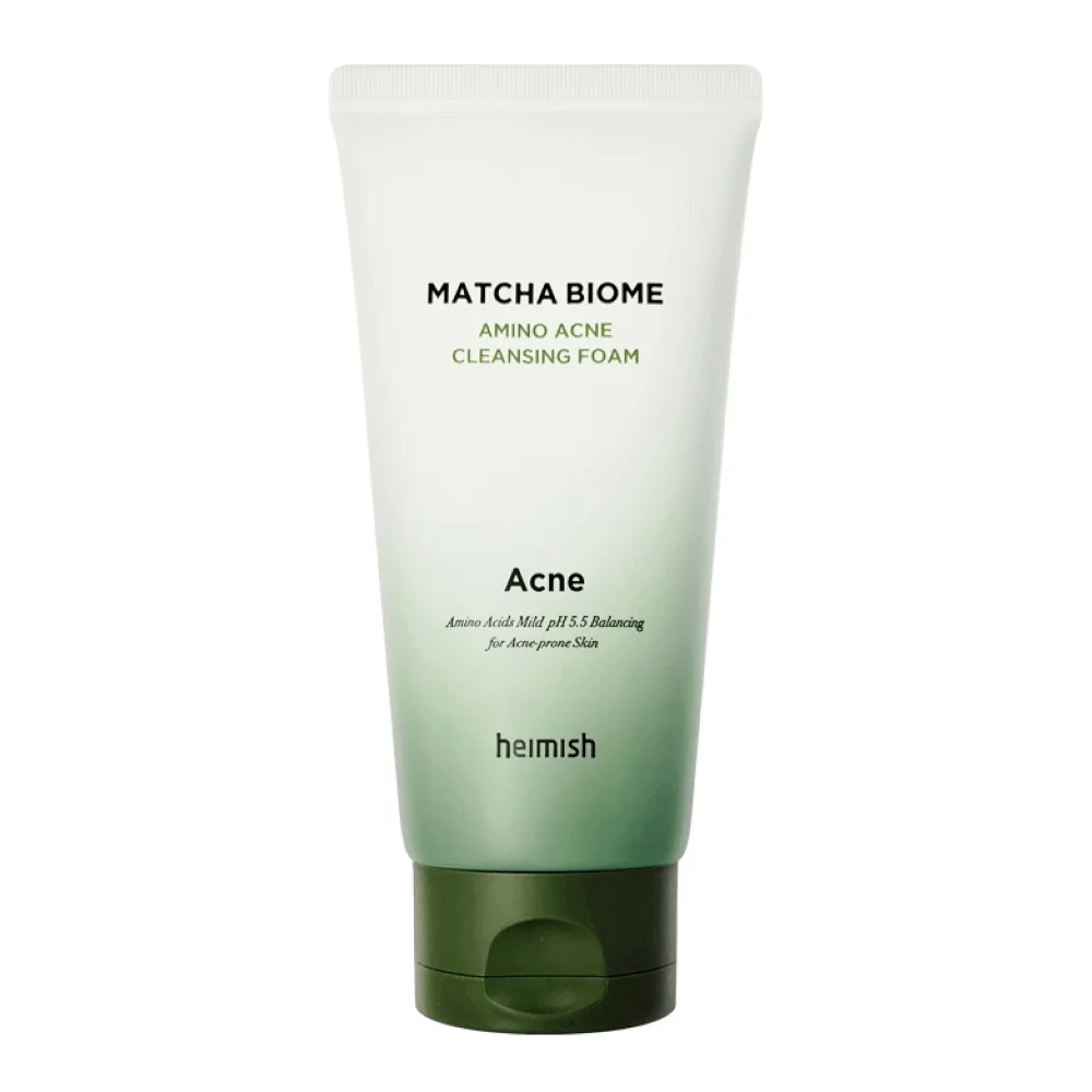 Противовоспалительная пенка с матчей и пробиотиками Heimish Matcha Biome Amino Acne Cleansing Foam - 150 мл