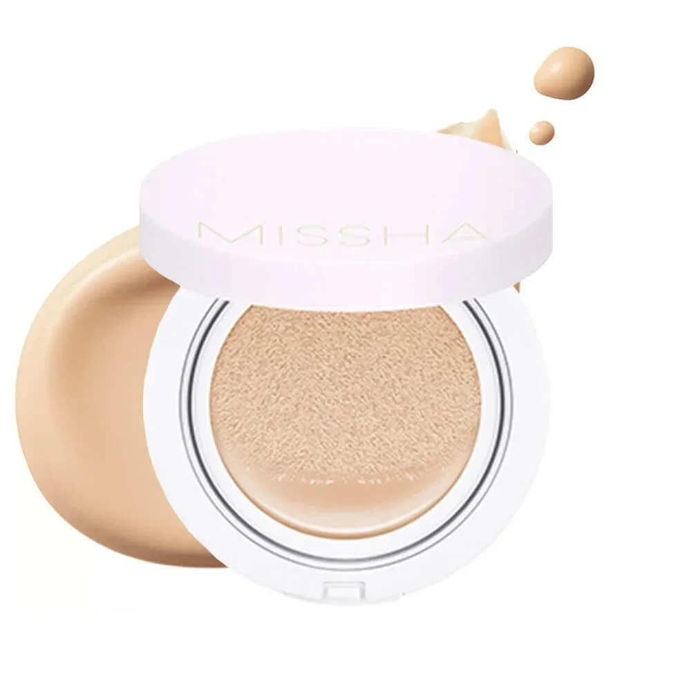Тональный кушон Missha M Magic Cushion Cover Lasting SPF50+ PA+++ 21 Светлый бежевый 21