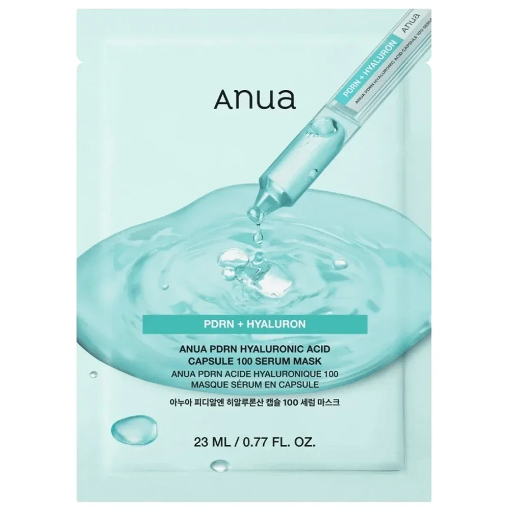 Тканевая маска с ПДРН и гиалуроновой кислотой Anua PDRN Hyaluronic Acid Capsule 100 Serum Mask Sheet