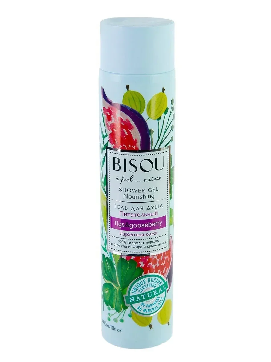 Bisou Гель для душа Питательный Гель для душа с инжиром и крыжовником