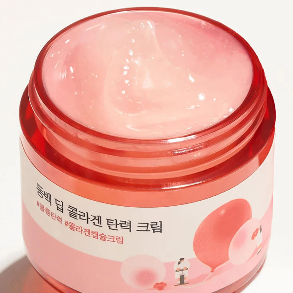 Укрепляющий коллагеновый крем с камелией Round Lab Camellia Deep Collagen Firming Cream