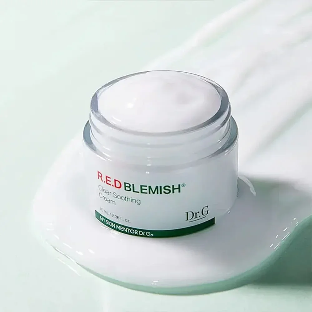 Восстанавливающий крем с 10 видами центеллы Dr.G Red Blemish Clear Soothing Cream