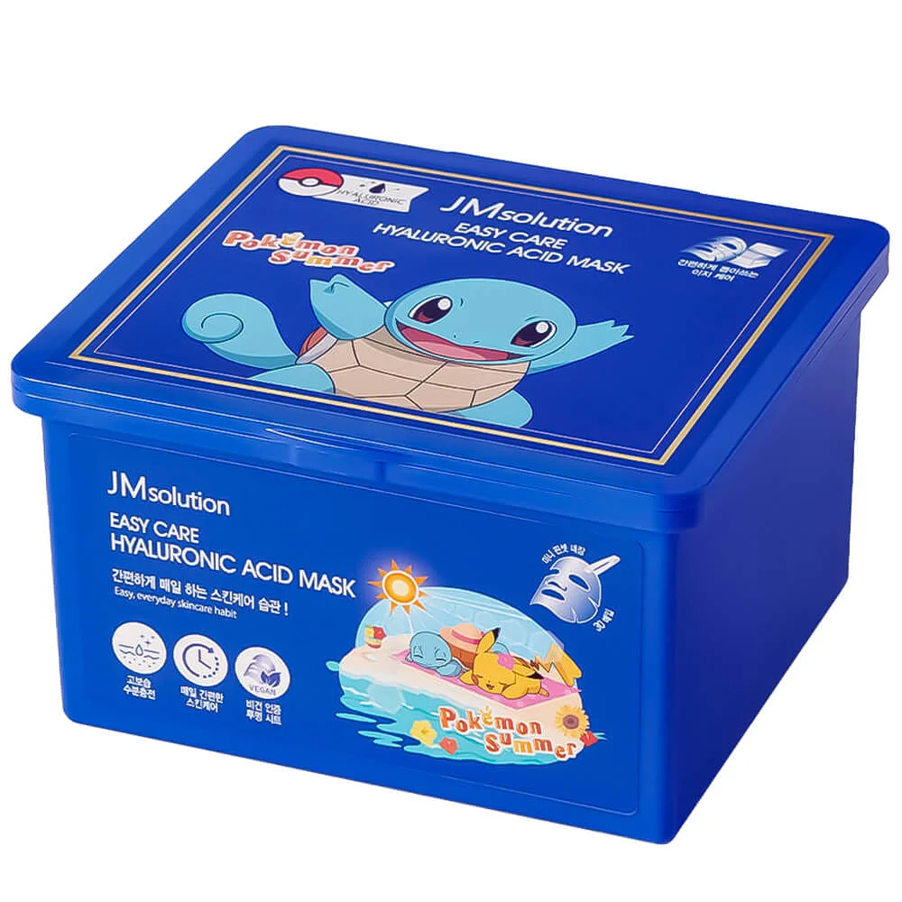 Набор увлажняющих тканевых масок с гиалуроновой кислотой JMsolution Easy Care Hyaluronic Acid Mask