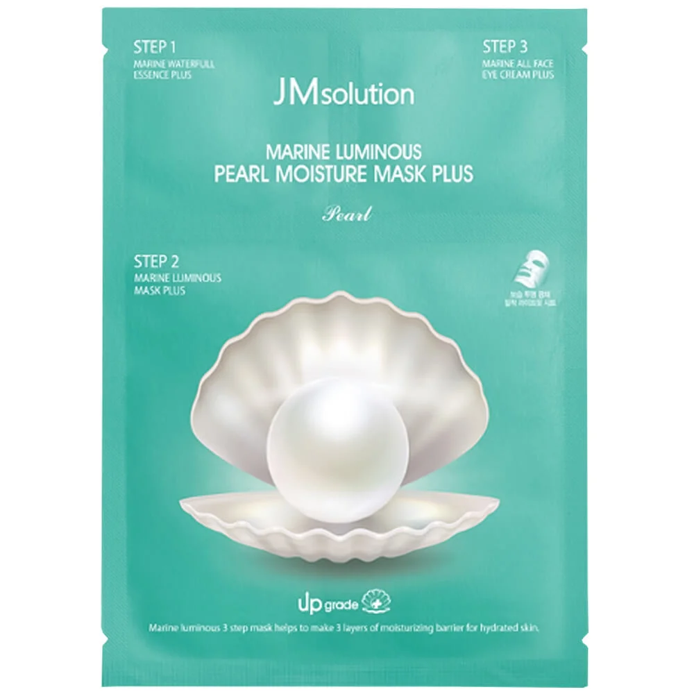 Трёхшаговый увлажняющий набор с жемчугом JMsolution Marine Luminous Pearl Moisture Mask Plus