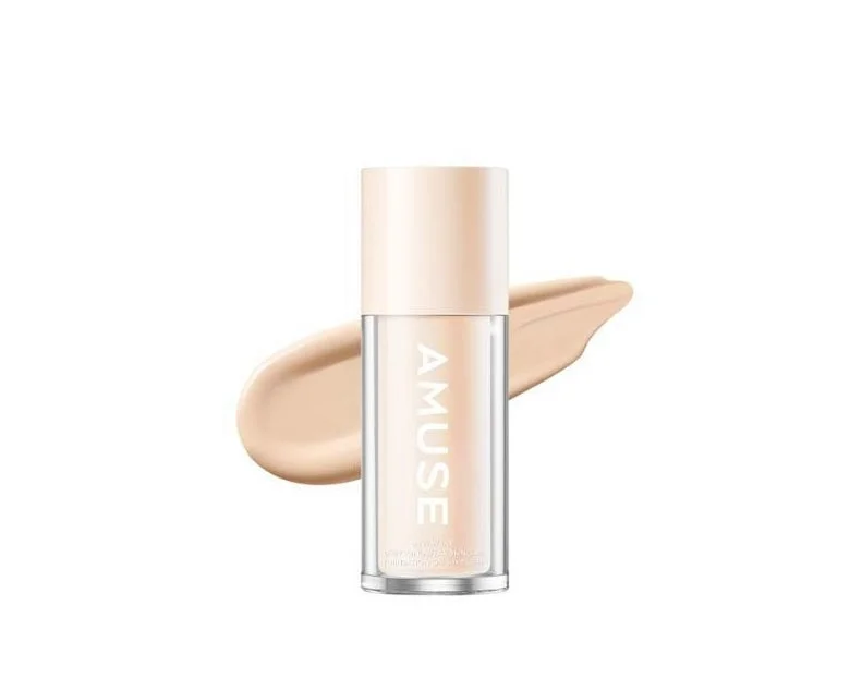 Тональная основа с сияющим финишем AMUSE Dew Wear Foundation SPF 50+ PA++++