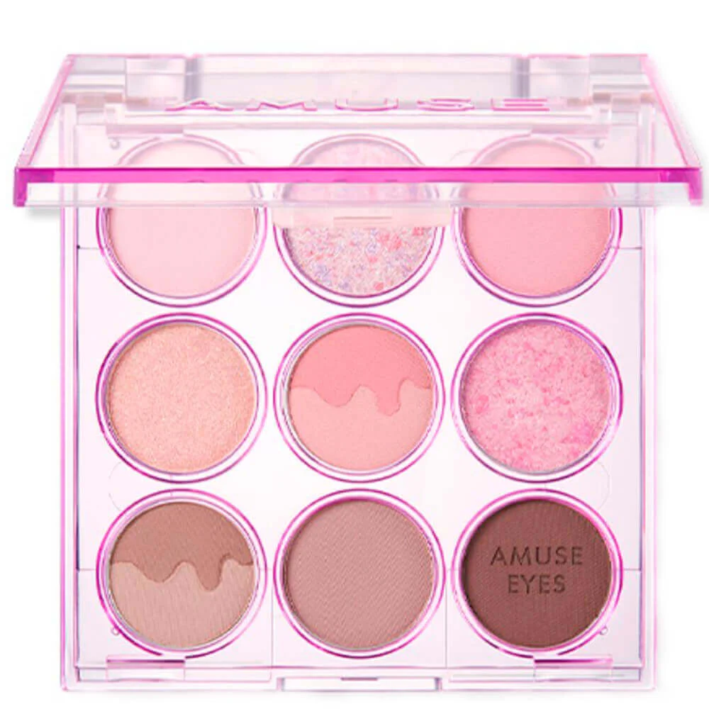 Палетка нюдовых теней для век AMUSE Eye Color Palette 02 Cool Rose 02