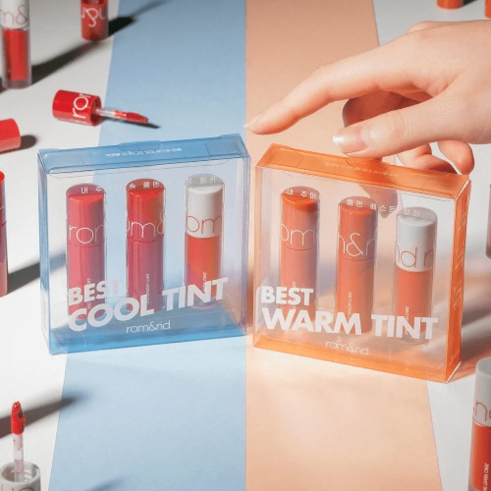 Набор мини-тинтов в трендовых тонах rom&nd Best Tint Edition