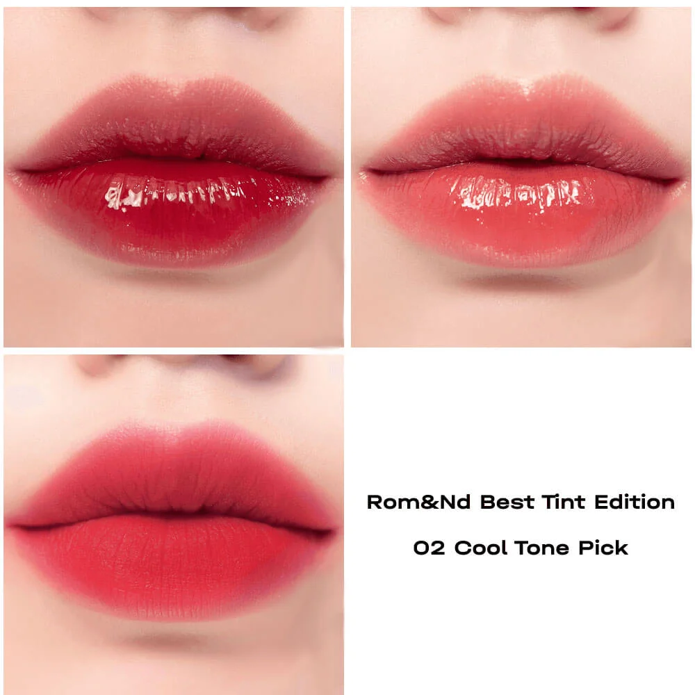 Набор мини-тинтов в трендовых тонах rom&nd Best Tint Edition 02 Cool Tone Pick 02