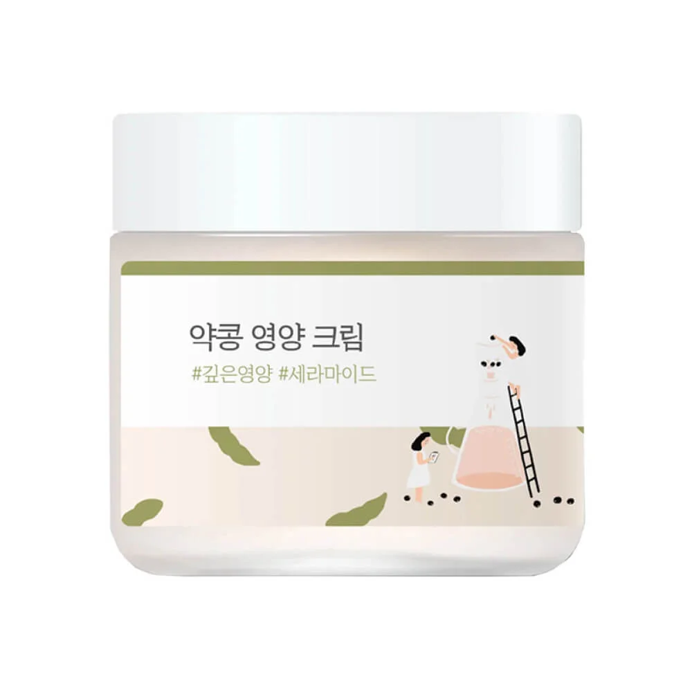 Питательный крем с чёрной соей Round Lab Soybean Nourishing Cream