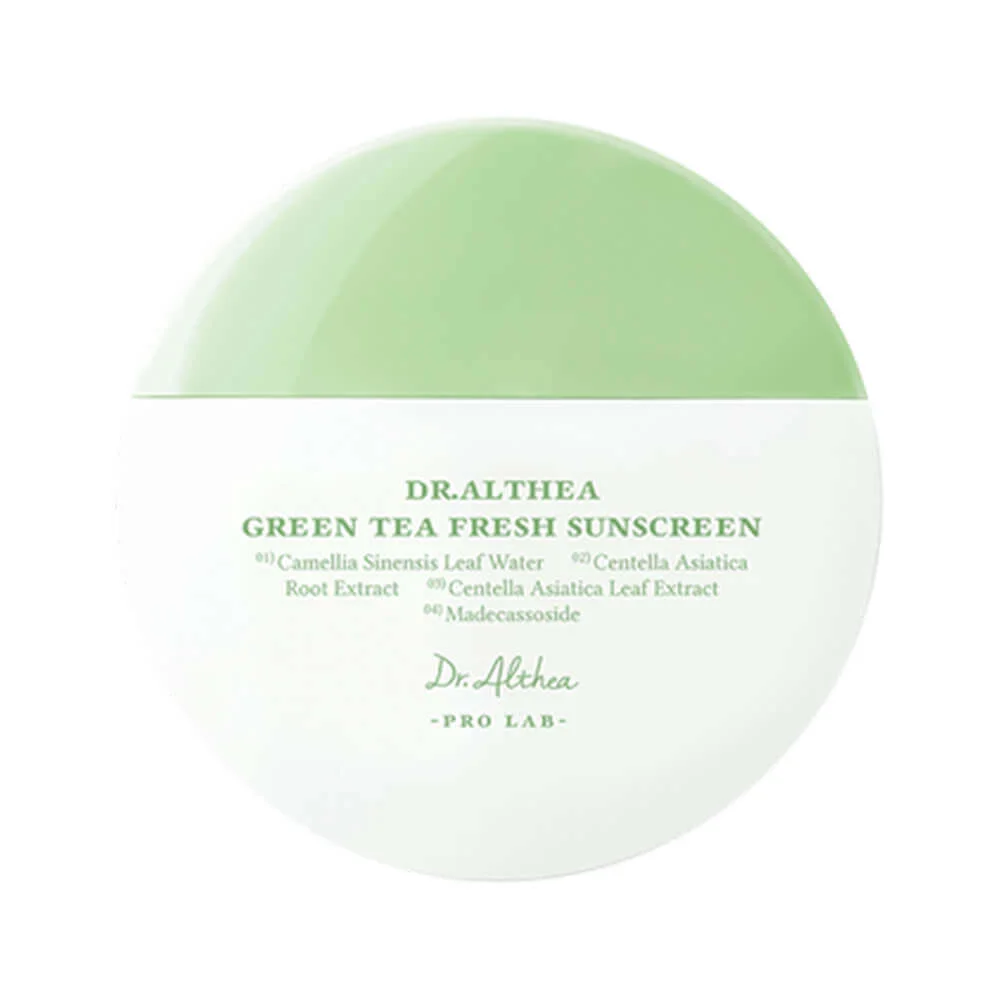 Успокаивающий солнцезащитный крем Dr.Althea Green Tea Fresh Sunscreen SPF50+ PA++++