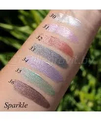 Тени для век жидкие сияющие RELOUIS PRO Sparkle Liquid Eyeshadow