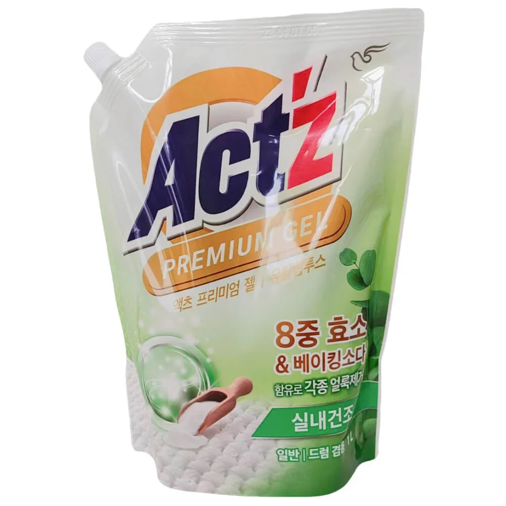 Гель-концентрат для стирки белья с эвкалиптом Pigeon Act'z Premium Gel Eucalyptus 1,0 л