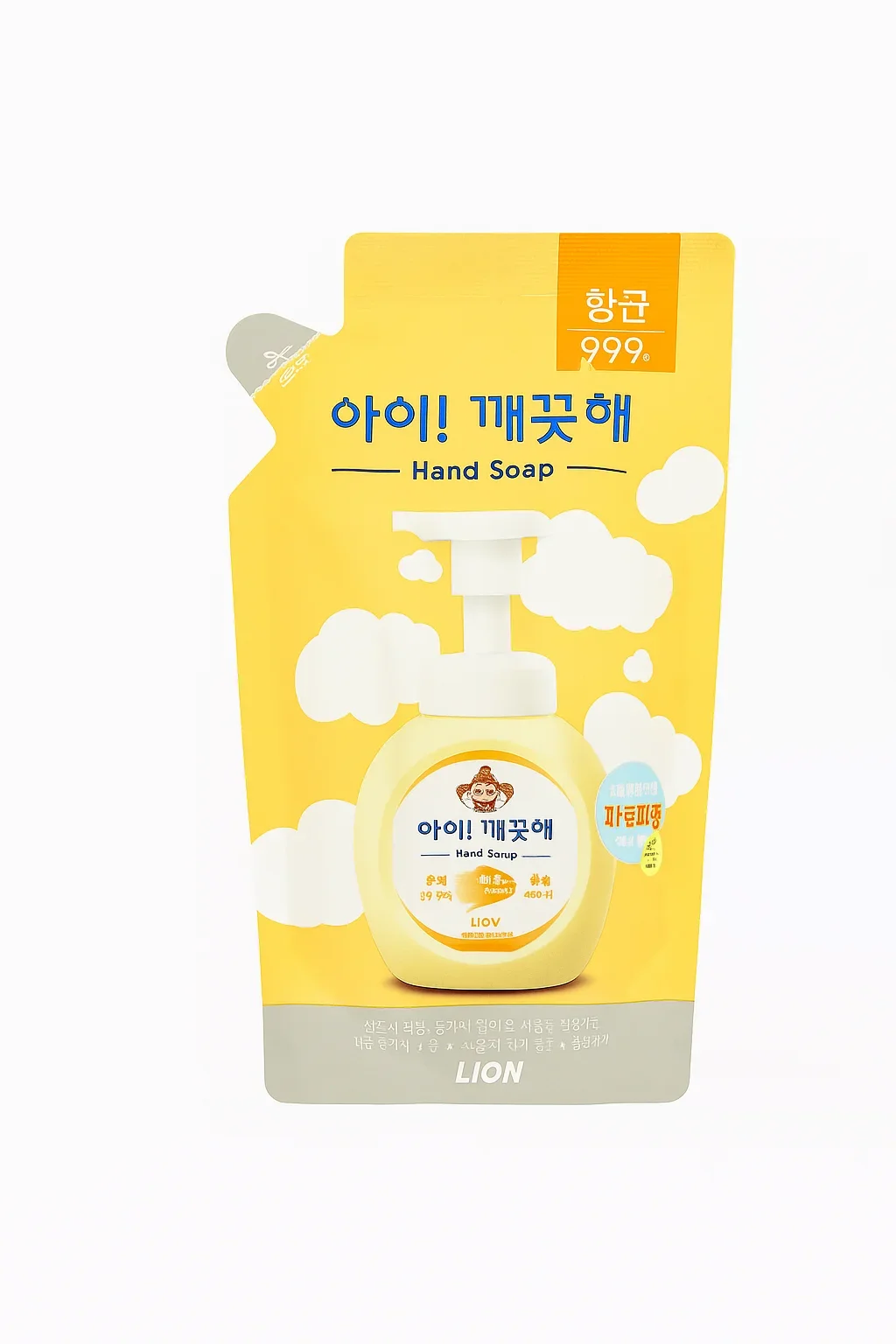 Мыло-пена (запаска) для рук CJ LION Aikekute for sensitive skin 