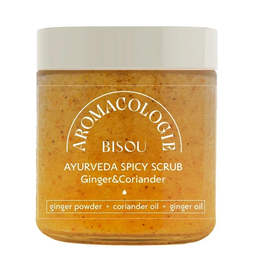 Bisou Aromacologie Аюрведа Пряный Скраб Для Тела Имбирь И Кориандр 