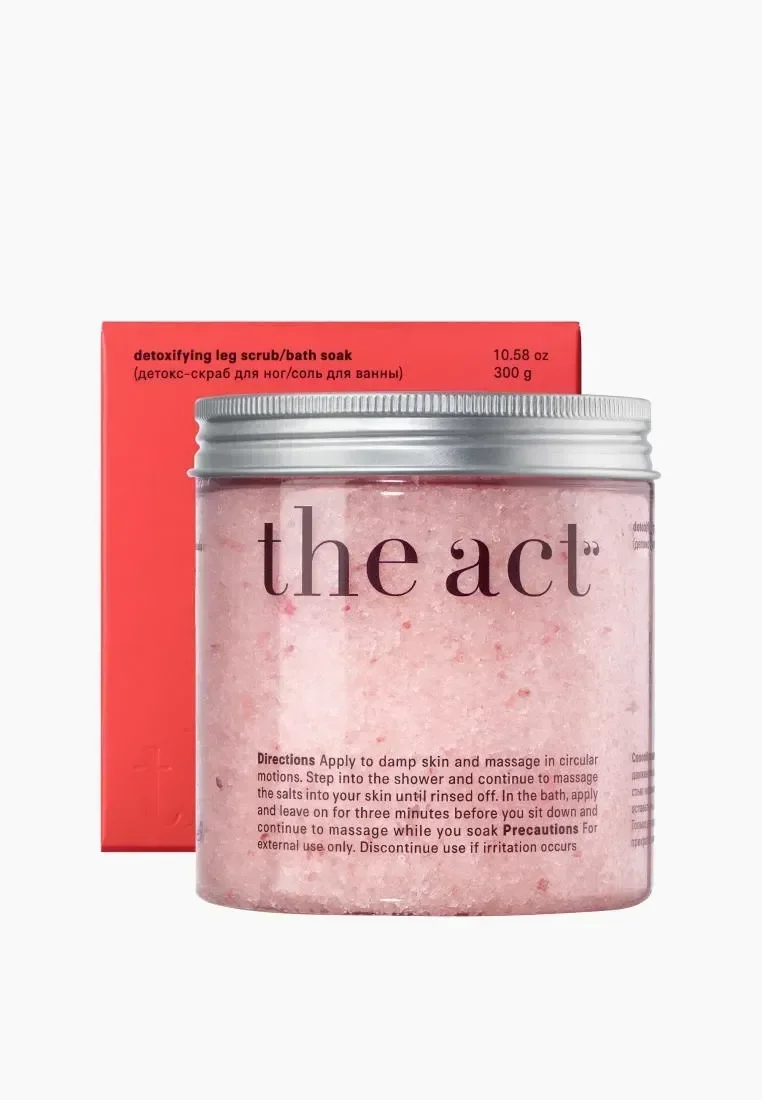 Скраб для тела-соль для ванны The Act Detoxifying Scrub/ Bath Soak Грейпфрут