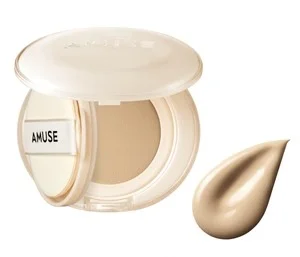 Увлажняющий тональный кушон AMUSE Dew Jelly Vegan Cushion SPF38 PA++ 03 honey 03