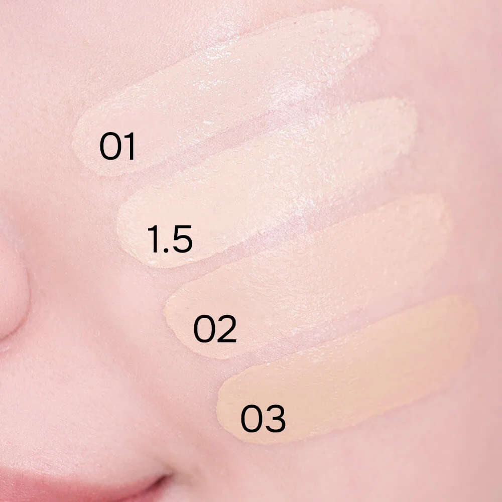 Стойкий кушон с сияющим финишем AMUSE Dew Power Vegan Cushion SPF50+ PA++++