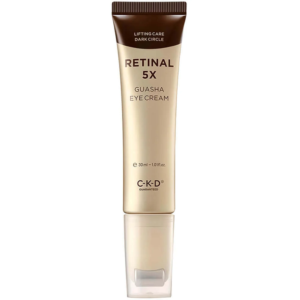 Омолаживающий крем для век с роликовым массажёром CKD Retinal 5X Guasha Eye Cream