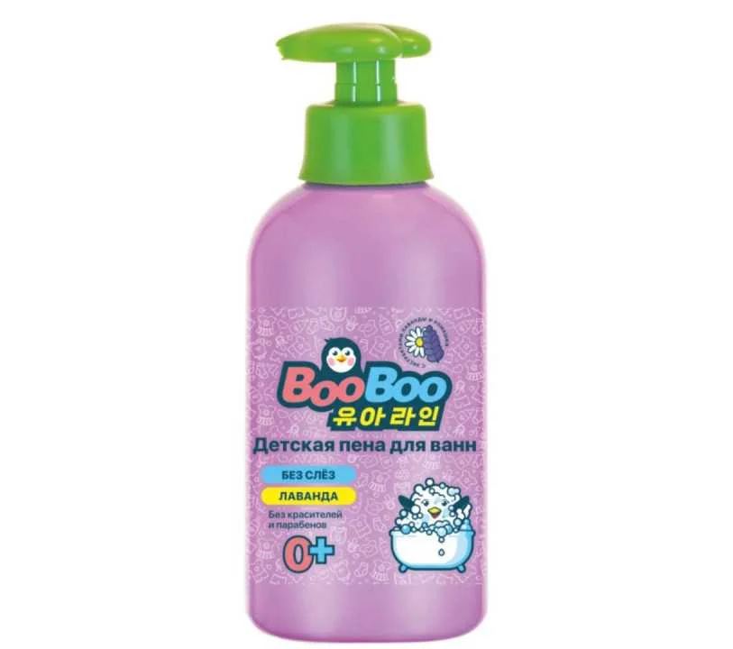 BooBoo Детская пена для ванны с ароматом лаванды 