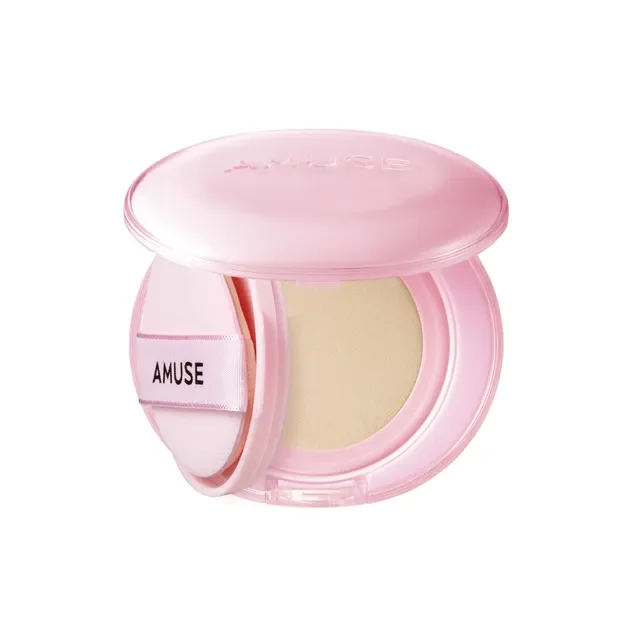 Стойкий кушон с сияющим финишем AMUSE Dew Power Vegan Cushion SPF50+ PA++++