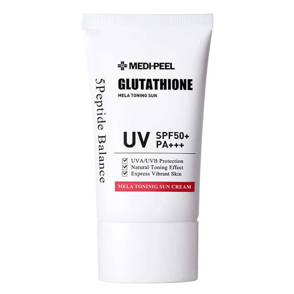 Санскрин с глутатионом Medi-Peel Bio-Intense Glutathione Mela Toning Sun Cream SPF50+ PA++++