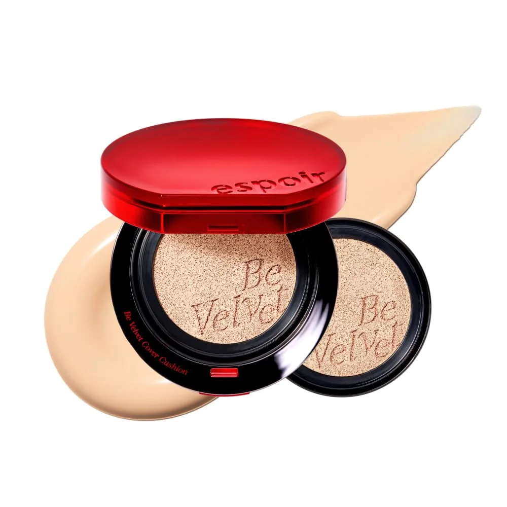 ESPOIR Кушон для лица со сменным блоком матирующий PRO TAILOR BE VELVET COVER CUSHION NEW CLASS