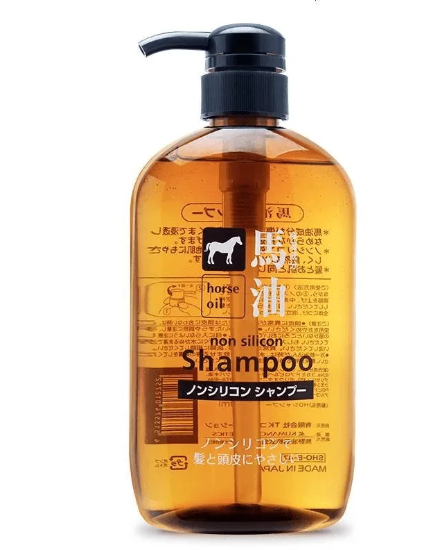 Шампунь с лошадиным маслом для поврежденных и ломких волос, COSME STATION 