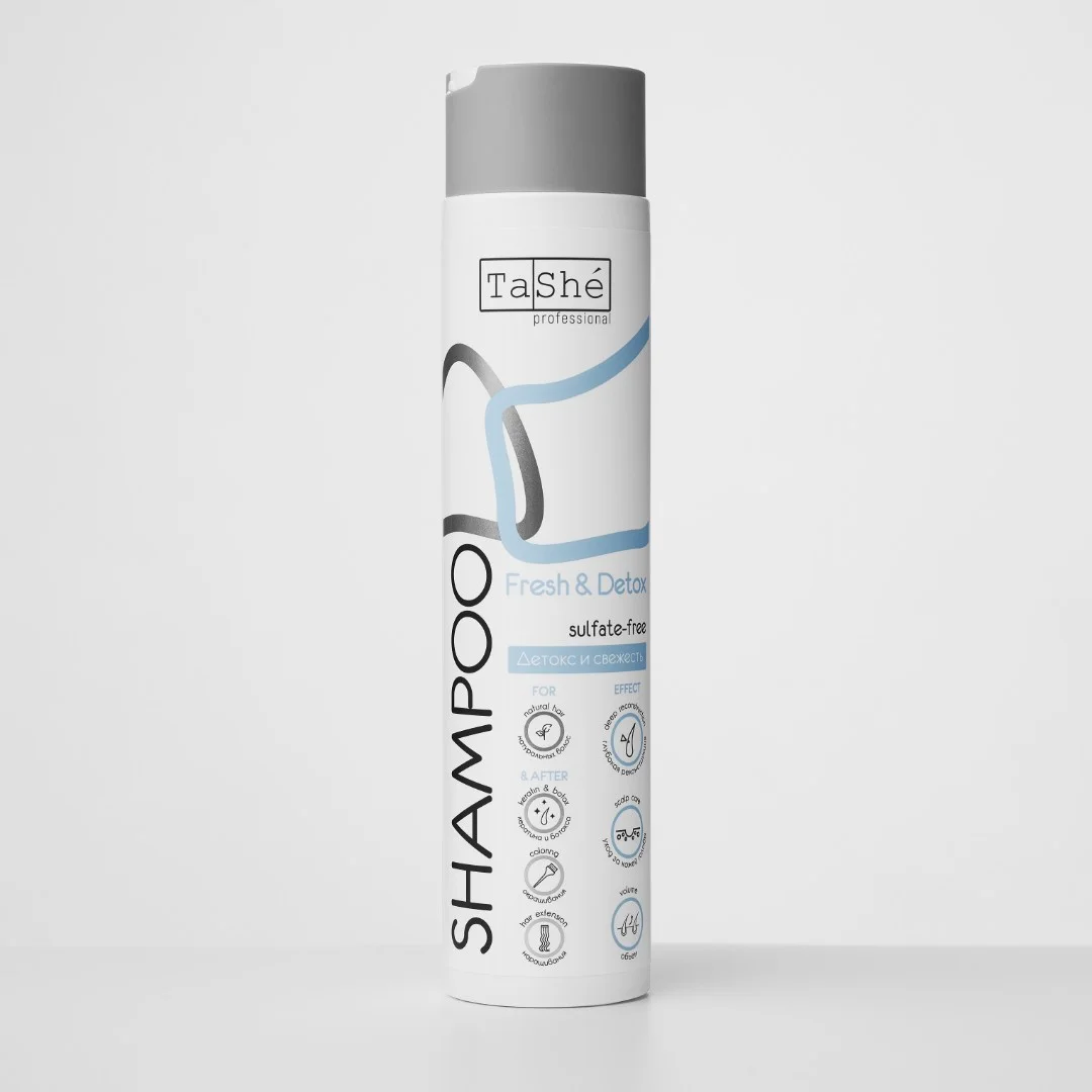 TASHE PROFESSIONAL Шампунь бессульфатный "Fresh & Detox"