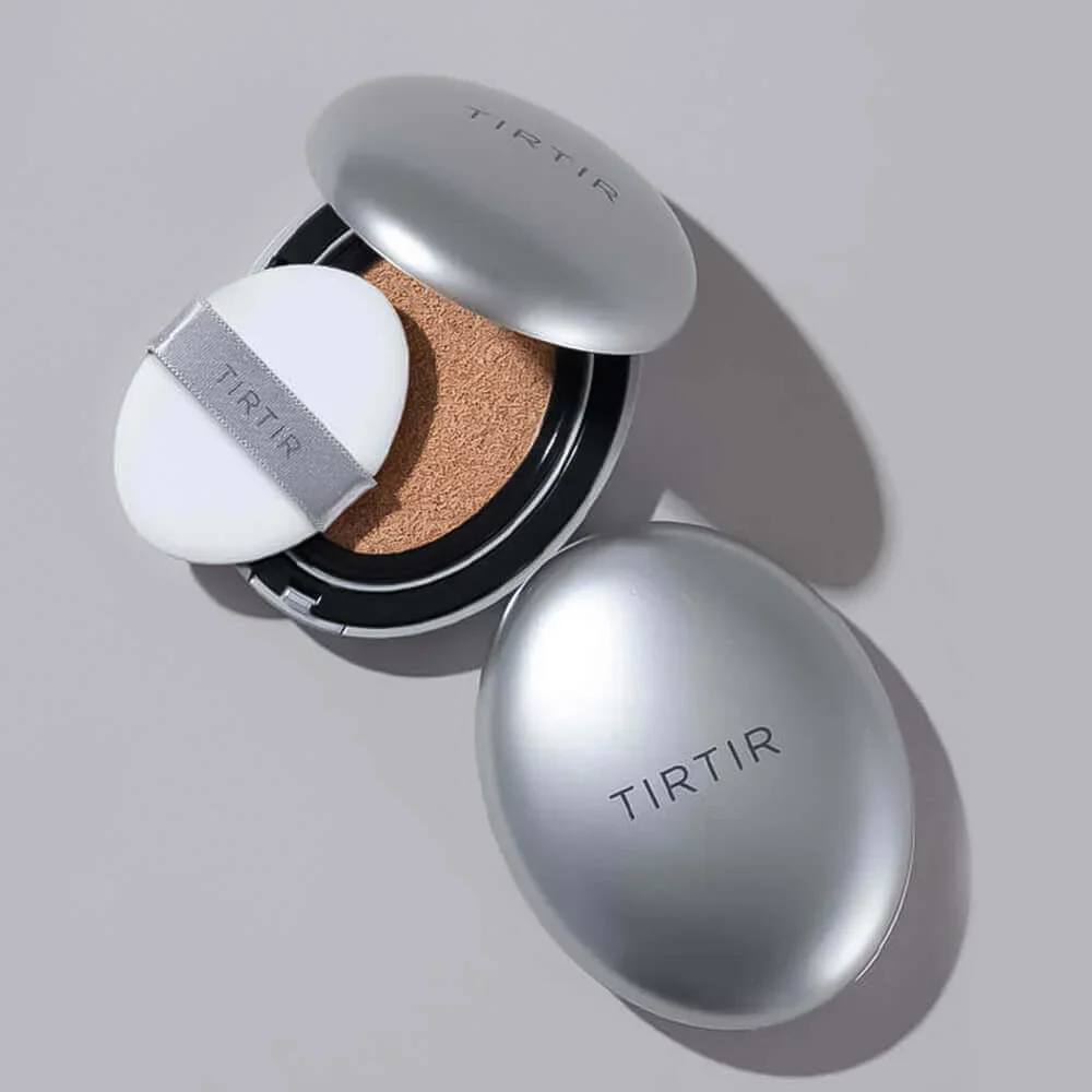 Лёгкий кушон с сияющим финишем TIRTIR Mask Fit Aura Cushion 25N Mocha
