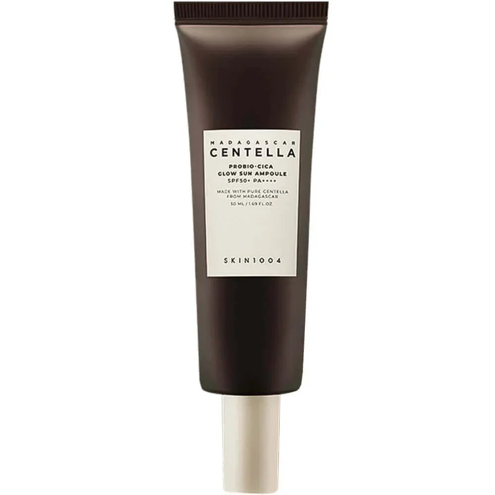 Солнцезащитный крем SKIN1004 Madagascar Centella Probio-Cica Glow Sun Ampoule SPF50+ PA++++