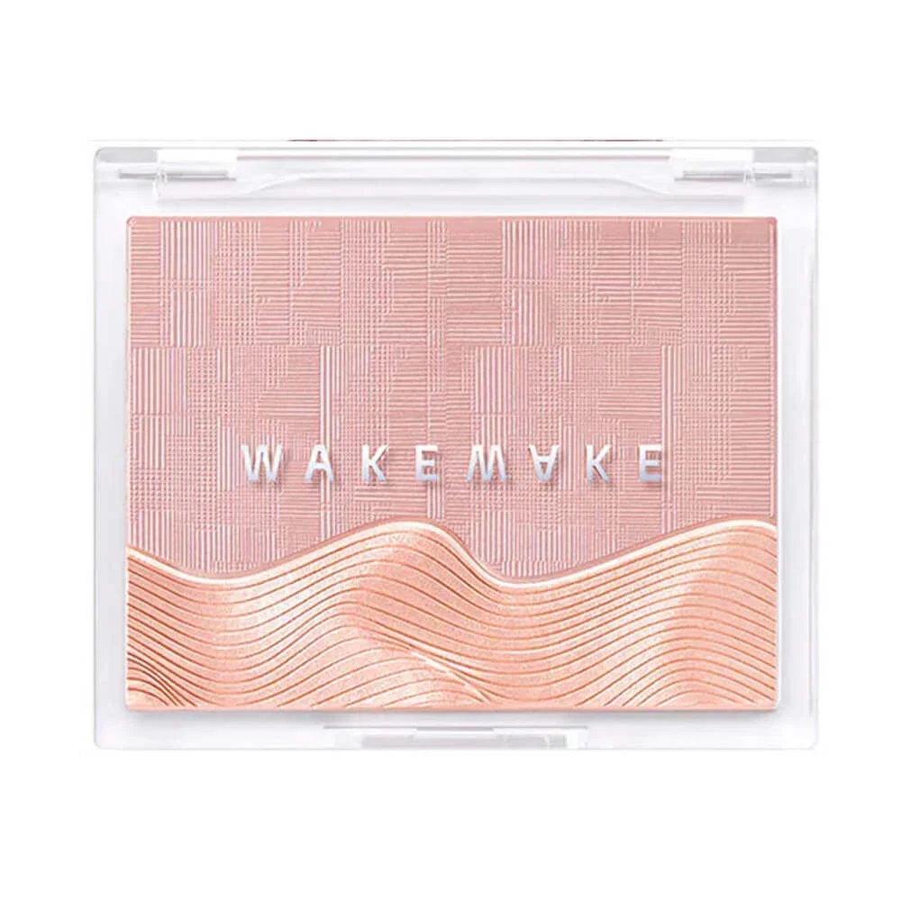 Двойные румяна с сияющим финишем WAKEMAKE Sheer Layering Dual Blusher 