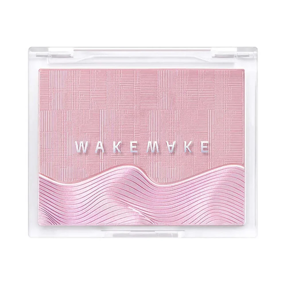 Двойные румяна с сияющим финишем WAKEMAKE Sheer Layering Dual Blusher 