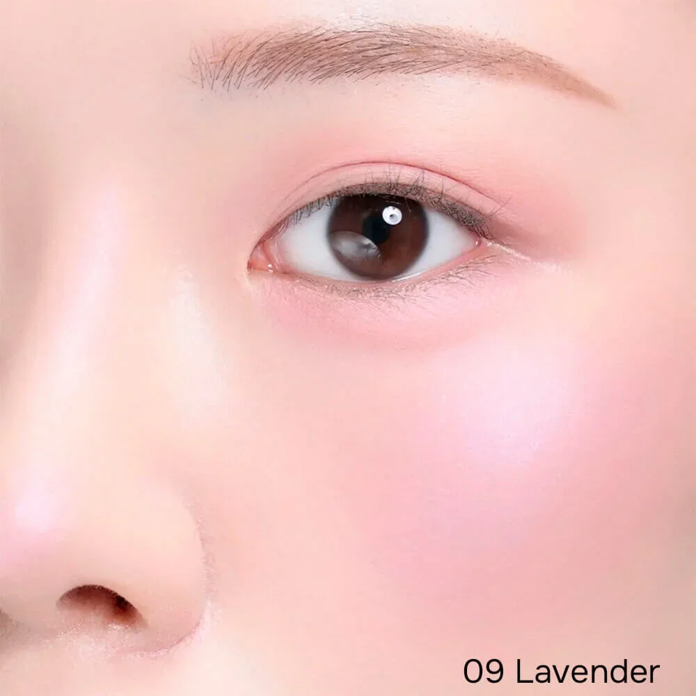 Двойные румяна с сияющим финишем WAKEMAKE Sheer Layering Dual Blusher 09 Lavender Shake 09