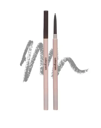 Ультратонкий карандаш для бровей colorgram Micro Slim Brow Pencil 05 Dark grey