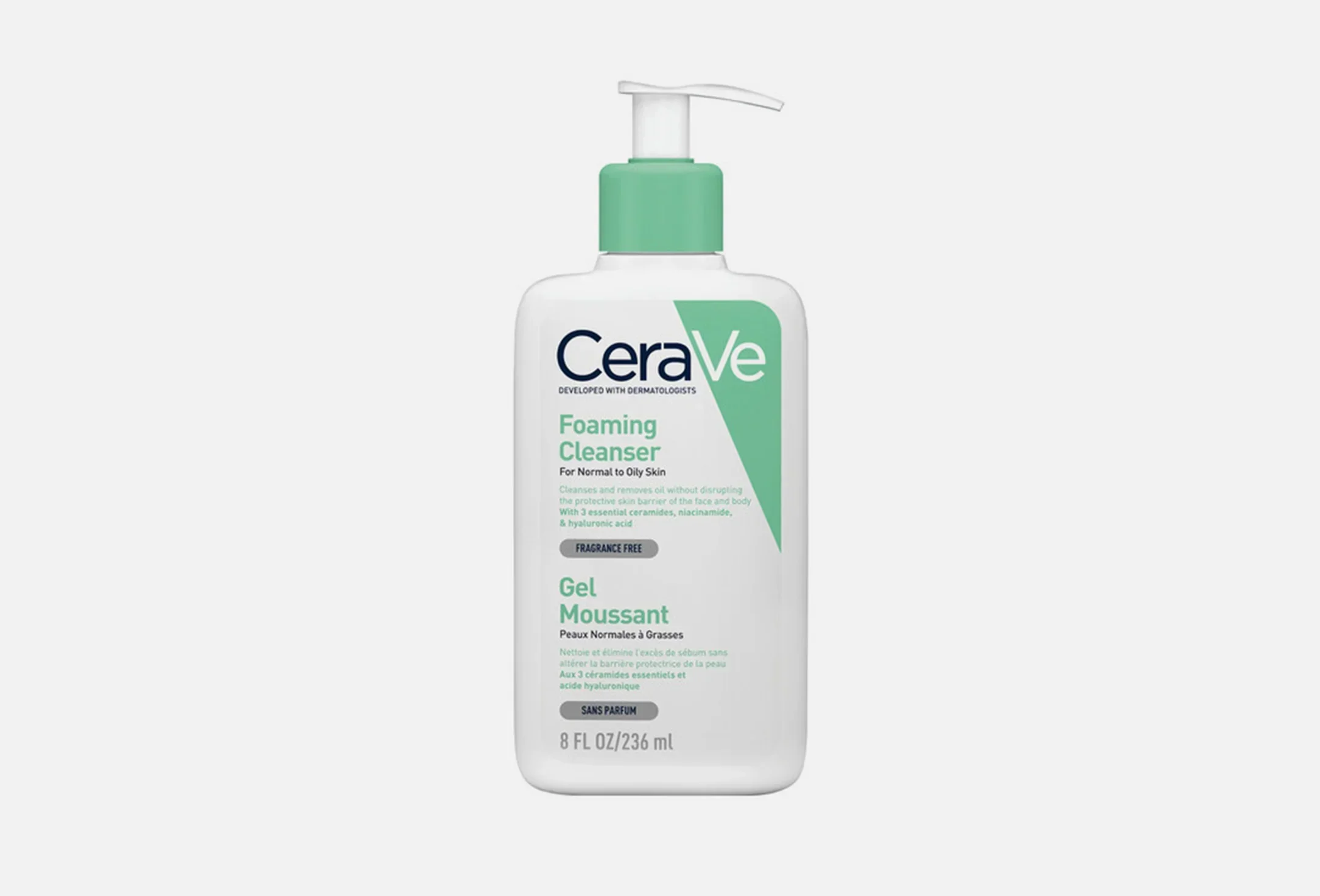 Очищающий гель для лица и тела CeraVe Foaming Cleanser