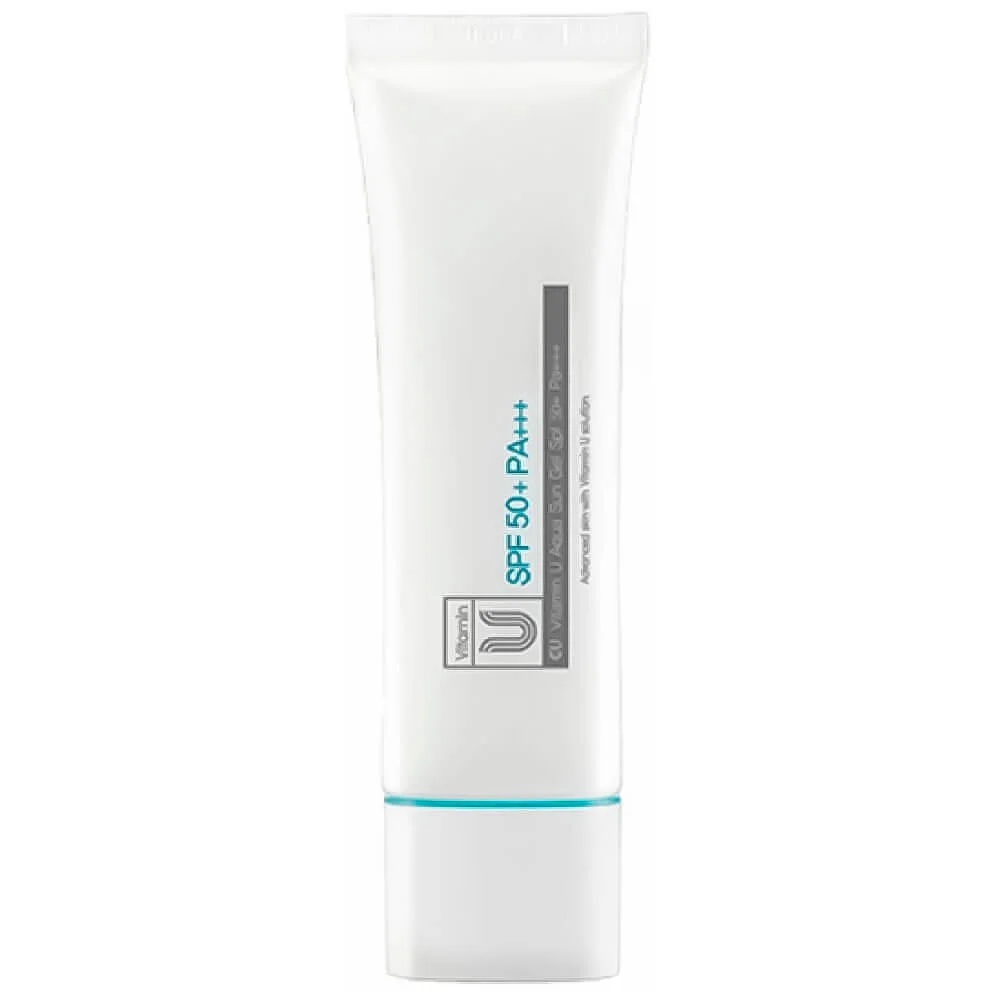 Увлажняющий солнцезащитный гель CUSKIN CU:Vitamin U Aqua Sun Gel SPF50+ PA+++