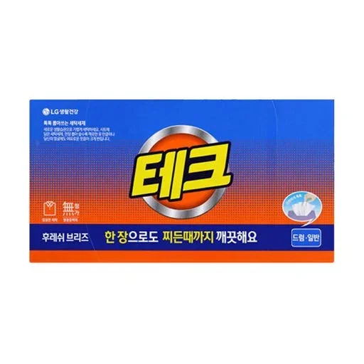 Листовой стиральный порошок LG Household & Health Tech Revolution Fresh Breeze, 20 шт