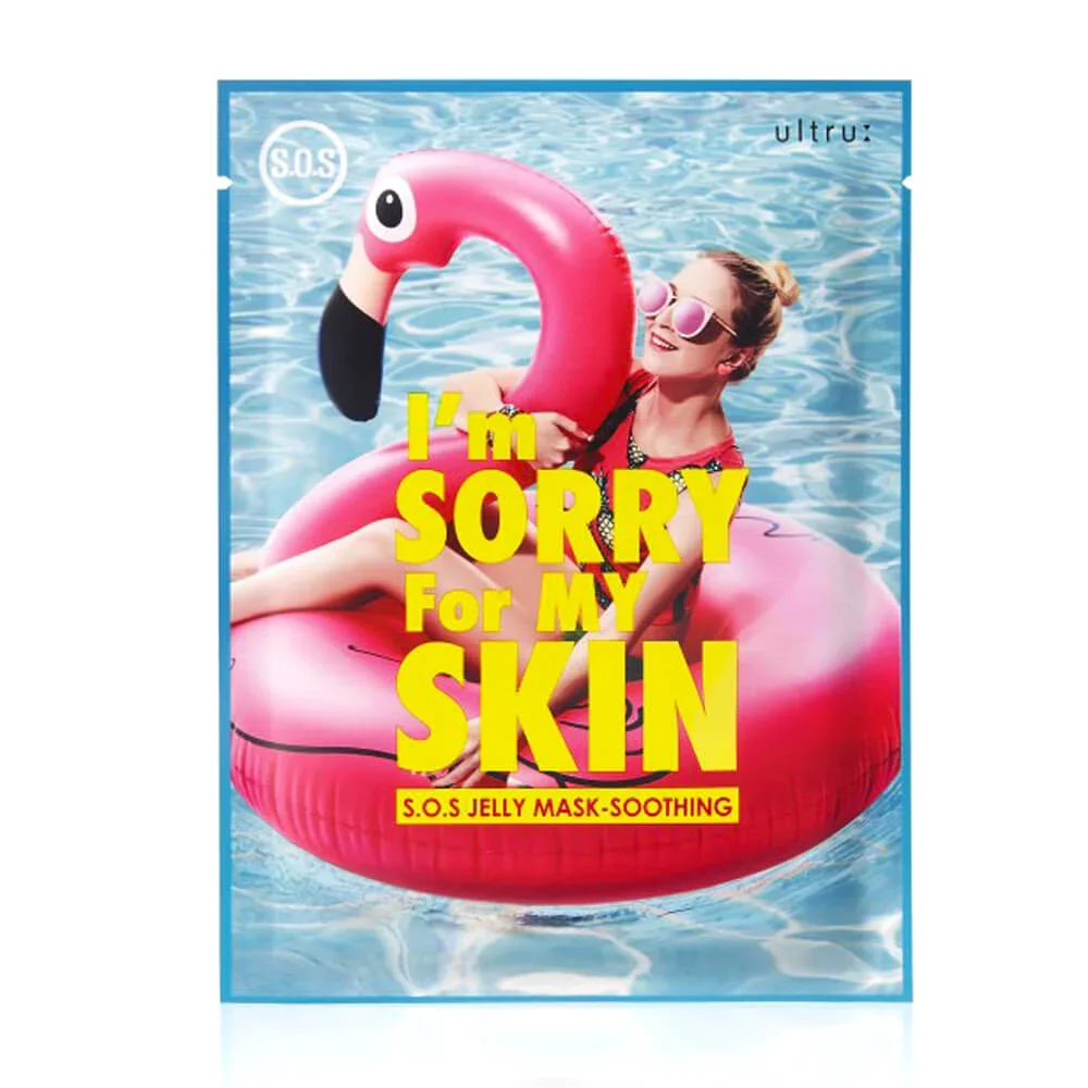 Тканевая маска с охлаждающим действием I'm Sorry for My Skin S.O.S Jelly Mask-Soothing (Flamingo)