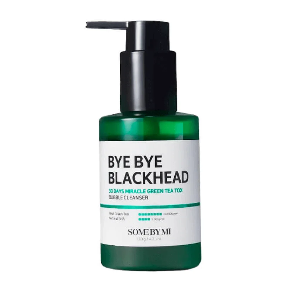 Кислородное очищающее средство против чёрных точек Some By Mi Bye Bye Blackhead Bubble Cleanser