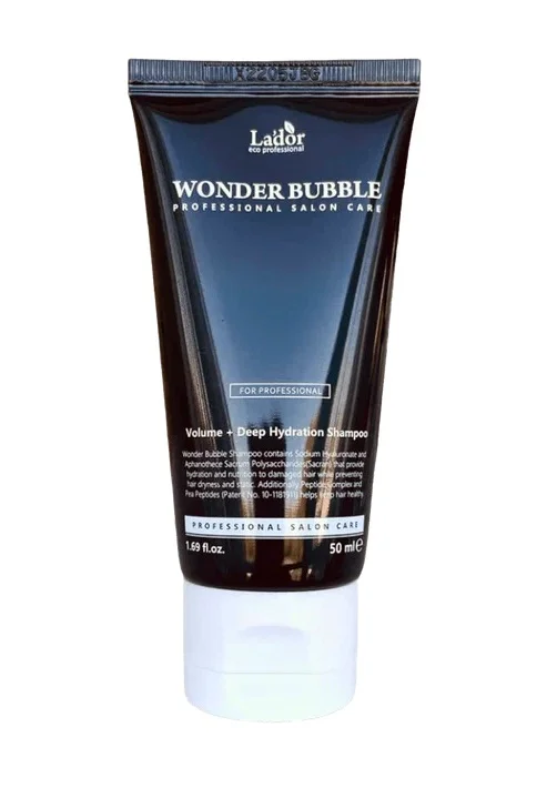 Увлажняющий шампунь для объёма и гладкости волос Lador Wonder Bubble 50мл