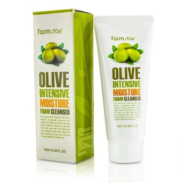 Пенка для умывания Farm Stay OLIVE INTENSIVE MOISTURE FOAM CLEANSER