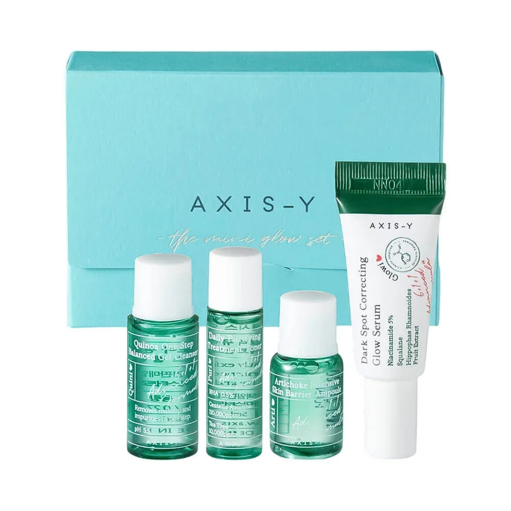 Travel-набор бестселлеров для сияния кожи AXIS-Y The Mini Glow Set