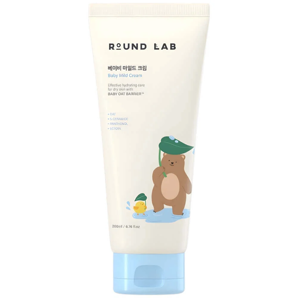 Барьерный детский крем с пантенолом Round Lab Baby Mild Cream