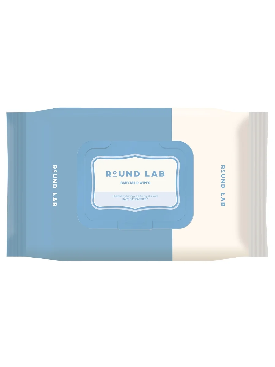 Round Lab Детские влажные салфетки с керамидами Baby Mild Wet Wipes 20 шт