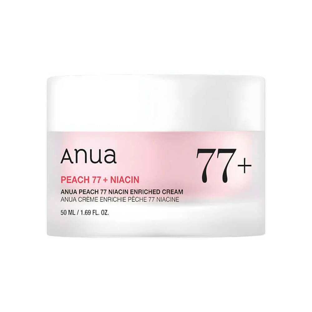 Интенсивный крем-пудинг для гладкой и сияющей кожи Anua Peach 77 Niacin Enriched Cream
