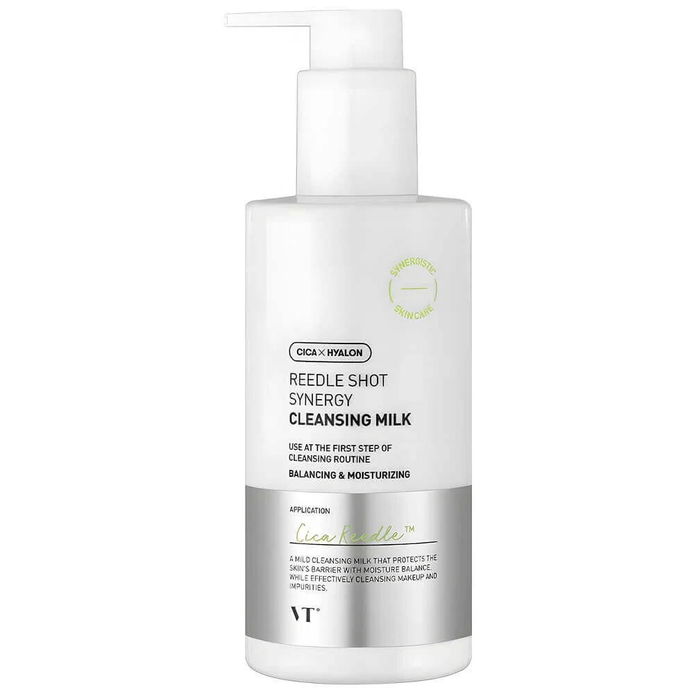 Молочко с микроиглами для снятия макияжа VT Cosmetics Reedle Shot Synergy Cleansing Milk