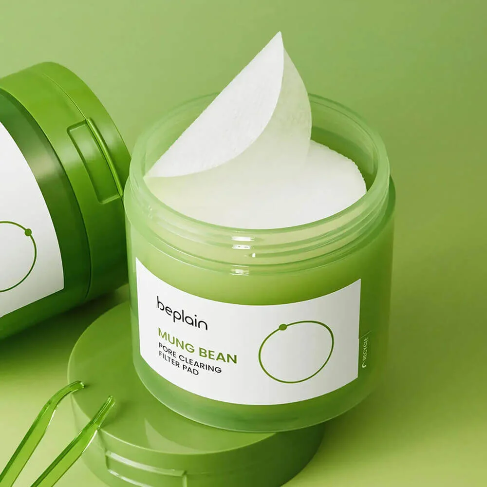 Пэды с бобами маш для очищения пор beplain Mung Bean Pore Clearing Filter Pad