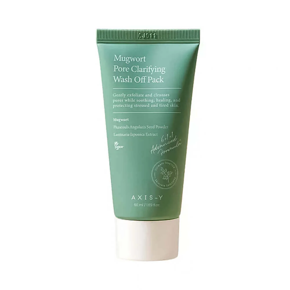 Очищающая глиняная маска с полынью AXIS-Y Mugwort Pore Clarifying Wash Off Pack 50 мл