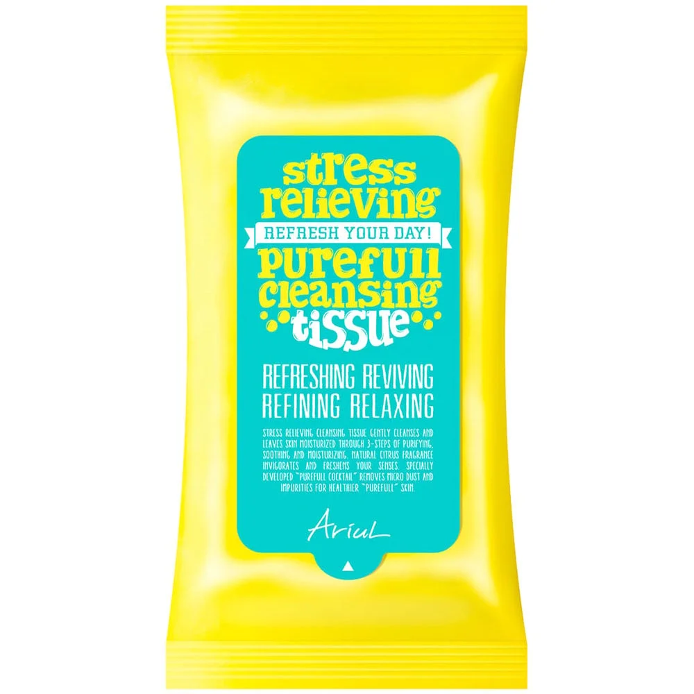 Очищающие салфетки для лица Ariul Stress Relieving Purefull Cleansing Tissue Travel Size 15шт